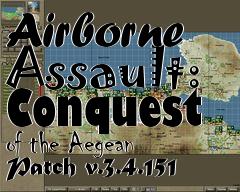 Box art for Airborne Assault: Conquest of the Aegean Patch v.3.4.151