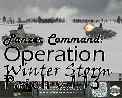 Box art for Panzer Command: Operation Winter Storm Patch v.1.13