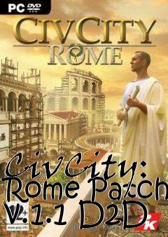 Box art for CivCity: Rome Patch v.1.1 D2D