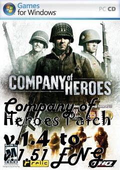 Box art for Company of Heroes Patch v.1.4 to v.1.51 ENG