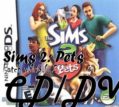 Box art for Sims 2: Pets Patch v.1.6.0.277 CD/DVD