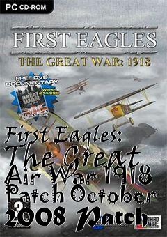 Box art for First Eagles: The Great Air War 1918 Patch October 2008 Patch