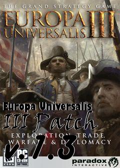 Box art for Europa Universalis III Patch v.1.3