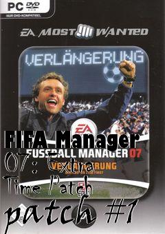 Box art for FIFA Manager 07: Extra Time Patch patch #1