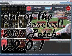 Box art for Out of the Park Baseball 2007 Patch v.2.0.1