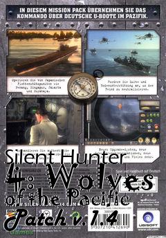 Box art for Silent Hunter 4: Wolves of the Pacific Patch v.1.4