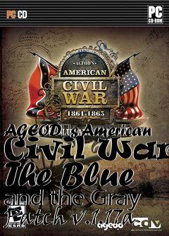 Box art for AGEODs American Civil War: The Blue and the Gray Patch v.1.17a