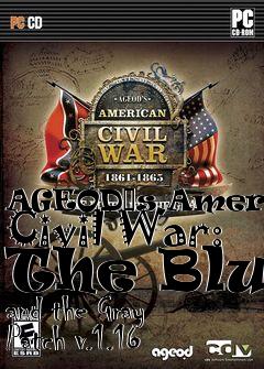 Box art for AGEODs American Civil War: The Blue and the Gray Patch v.1.16