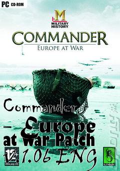 Box art for Commander - Europe at War Patch v.1.06 ENG