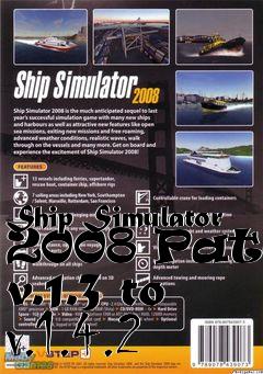 Box art for Ship Simulator 2008 Patch v.1.3 to v.1.4.2