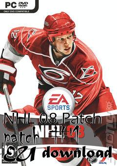 Box art for NHL 08 Patch patch #1 EU download