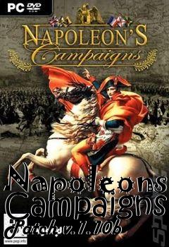 Box art for Napoleons Campaigns Patch v.1.10b