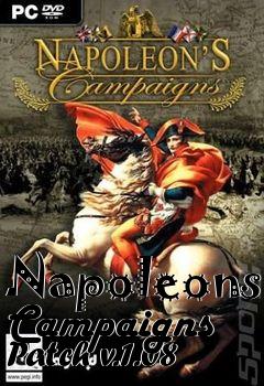 Box art for Napoleons Campaigns Patch v.1.08