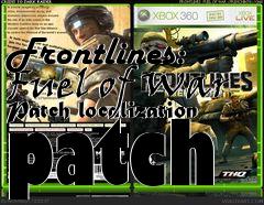 Box art for Frontlines: Fuel of War Patch localization patch