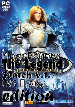 Box art for Kings Bounty: The Legend Patch v.1.7 ENG � Atari edition