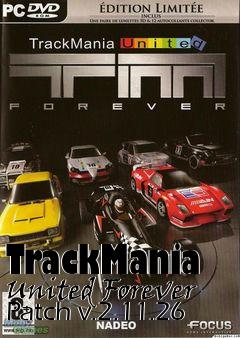 Box art for TrackMania United Forever Patch v.2.11.26