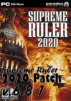 Box art for Supreme Ruler 2020 Patch v.6.8.1