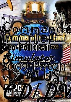 Box art for Commander in Chief: Geo-Political Simulator 2009 Patch v.2.41 US CD/DVD