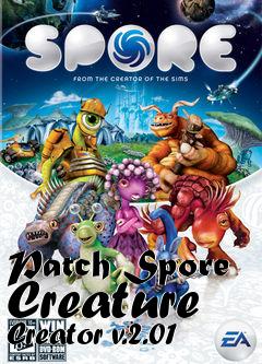 Box art for Patch Spore Creature Creator v.2.01