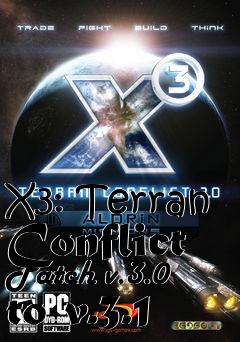 Box art for X3: Terran Conflict Patch v.3.0 to v.3.1