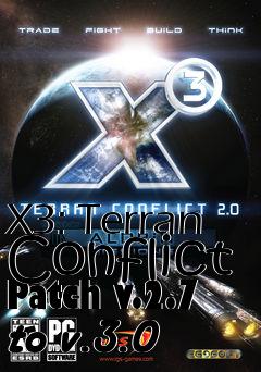 Box art for X3: Terran Conflict Patch v.2.7 to v.3.0