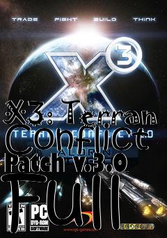 Box art for X3: Terran Conflict Patch v.3.0 Full