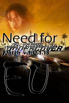 Box art for Need for Speed: Undercover Patch v.1.0.1.18 EU