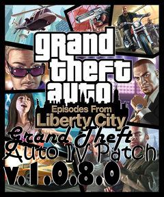 Box art for Grand Theft Auto IV Patch v.1.0.8.0