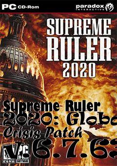 Box art for Supreme Ruler 2020: Global Crisis Patch v.6.7.63