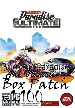 Box art for Burnout Paradise - The Ultimate Box Patch v.1.100