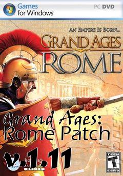 Box art for Grand Ages: Rome Patch v.1.11