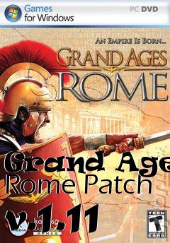 Box art for Grand Ages: Rome Patch v.1.11