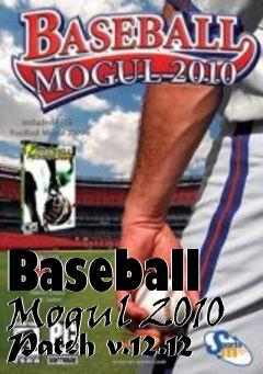 Box art for Baseball Mogul 2010 Patch v.12.12