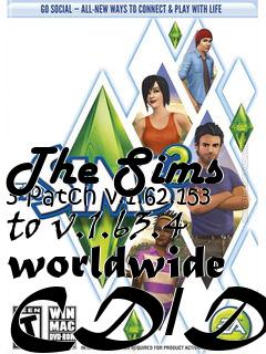 Box art for The Sims 3 Patch v.1.62.153 to v.1.63.4 worldwide CD/DVD