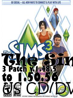 Box art for The Sims 3 Patch v.1.48.5 to 1.50.56 US CD/DVD