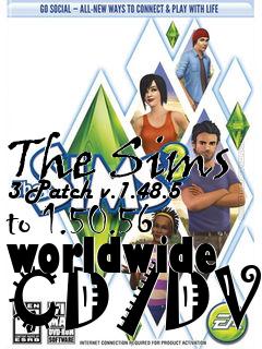 Box art for The Sims 3 Patch v.1.48.5 to 1.50.56 worldwide CD/DVD