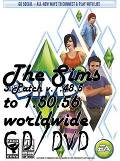 Box art for The Sims 3 Patch v.1.48.5 to 1.50.56 worldwide CD/DVD