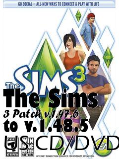 Box art for The Sims 3 Patch v.1.47.6 to v.1.48.5 US CD/DVD