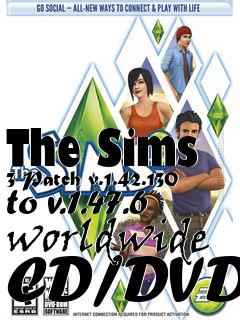 Box art for The Sims 3 Patch v.1.42.130 to v.1.47.6 worldwide CD/DVD