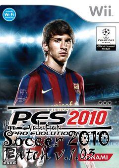 Box art for Pro Evolution Soccer 2010 Patch v.1.03