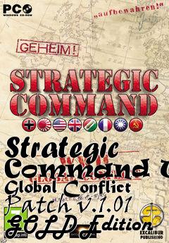 Box art for Strategic Command WWII Global Conflict Patch v.1.01 GOLD Edition