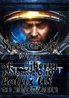 Box art for Starcraft 2 - Wings of Liberty Patch v.2.0.10 hotfix US to 30/07/2013