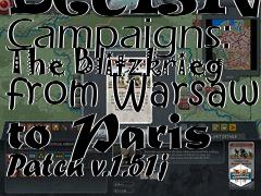 Box art for Decisive Campaigns: The Blitzkrieg from Warsaw to Paris Patch v.1.51j
