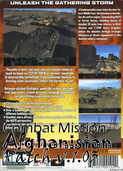 Box art for Combat Mission Afghanistan Patch v.1.03