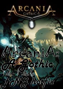 Box art for ArcaniA: A Gothic Tale Patch ENG hotfix