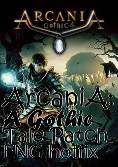 Box art for ArcaniA: A Gothic Tale Patch ENG hotfix