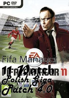 Box art for Fifa Manager 11 Patch Polish Giga Patch 4.0