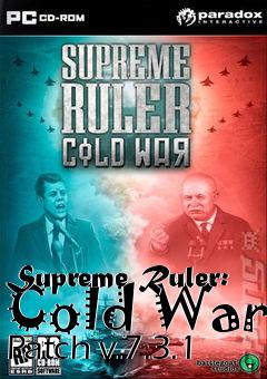 Box art for Supreme Ruler: Cold War Patch v.7.3.1