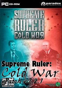 Box art for Supreme Ruler: Cold War Patch v.7.2.1
