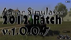 Box art for Agrar Simulator 2012 Patch v.1.0.0.7